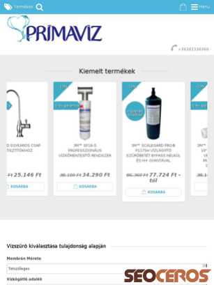 primaviz.hu tablet előnézeti kép