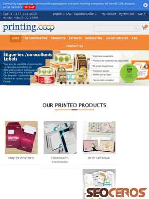 printing.coop tablet förhandsvisning
