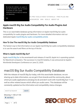 pro-tools-expert.com/big-sur-audio-compatibility-chart tablet előnézeti kép