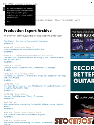 pro-tools-expert.com/production-expert-archive tablet előnézeti kép