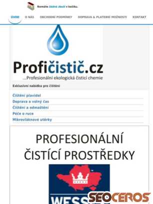 proficistic.cz tablet vista previa