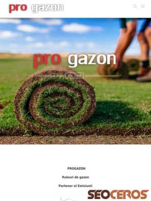 progazon.ro tablet Vista previa