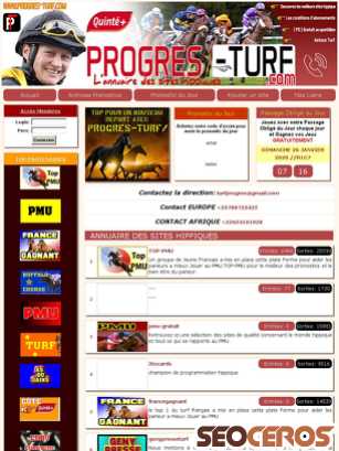 progres-turf.com tablet előnézeti kép