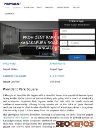 providentparksquare.info tablet preview