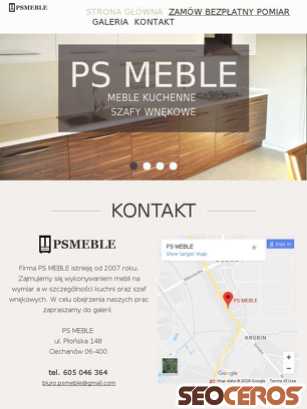 psmeble.pl tablet előnézeti kép