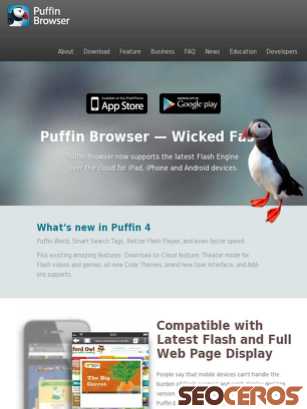 puffinbrowser.com tablet anteprima