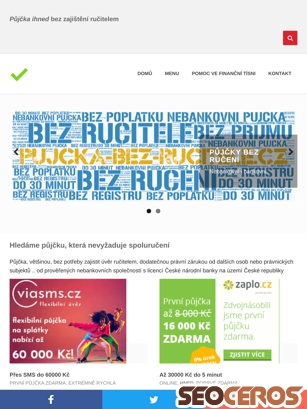 pujcka-bez-rucitele.cz/index-svg.html tablet előnézeti kép