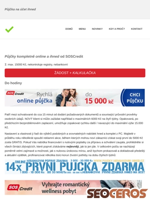 pujcka-bez-rucitele.cz/pujcka-ihned-bez-rucitele-soscredit.html tablet náhled obrázku