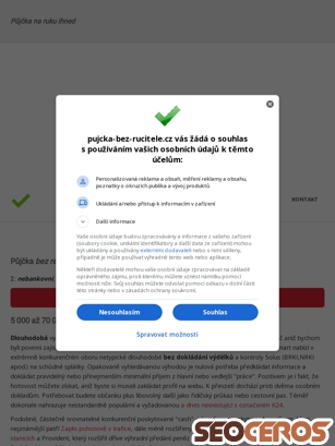 pujcka-bez-rucitele.cz/pujcka-na-ruku-bez-rucitele-smart.html tablet preview