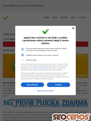 pujcka-bez-rucitele.cz/pujcka-od-zaplo.html tablet vista previa