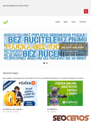 pujcka-bez-rucitele.cz/rychla-pujcka-bez-rucitele.html tablet náhled obrázku