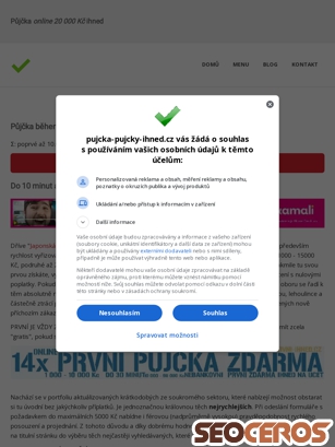 pujcka-pujcky-ihned.cz/pujcka-ihned-kamali.html tablet náhled obrázku