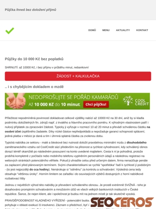 pujcka-pujcky-ihned.cz/pujcka-ihned-od-coolcredit.html tablet 미리보기