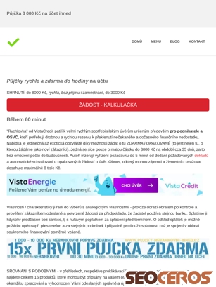 pujcky-nebankovni-ihned.cz/pujcka-ihned-na-ucet-vistacredit.html tablet obraz podglądowy