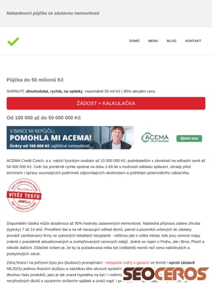 pujcky-nebankovni-ihned.cz/pujcka-od-acema.html tablet náhled obrázku