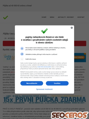 pujcky-nebankovni-ihned.cz/pujcka-online-ihned-uverka.html tablet Vorschau