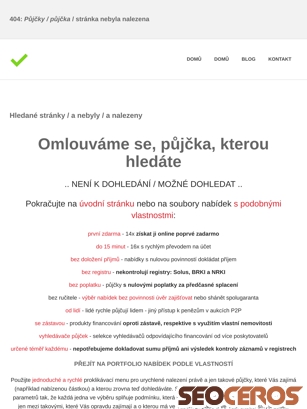 pujcky-nebankovni-ihned.cz/pujcky-ihned-404.html tablet Vorschau
