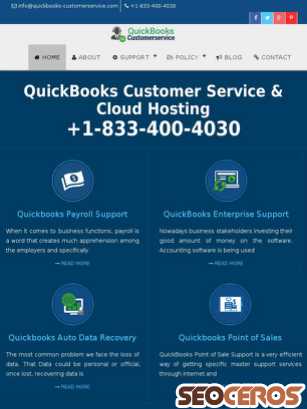 quickbooks-customerservice.com tablet vista previa