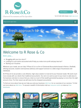 r-rose.co.uk tablet Vista previa