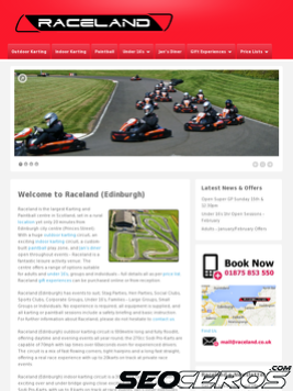 raceland.co.uk tablet anteprima