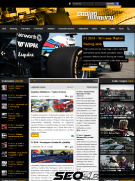 racingzone.hu tablet náhled obrázku
