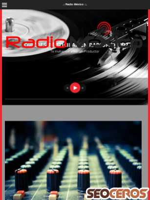 radiomexico.mx tablet náhľad obrázku