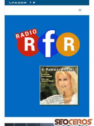 radiorfr.fr tablet vista previa