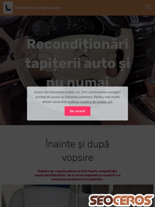 reconditionare-tapiterii.ro tablet preview