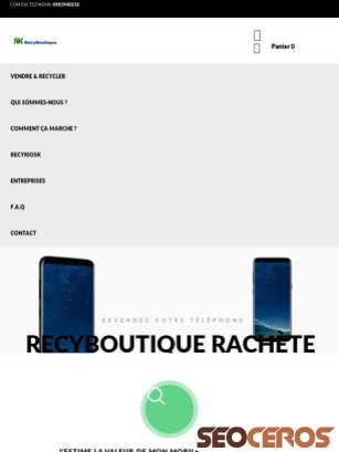 recyboutique.com tablet előnézeti kép