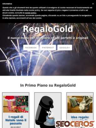 regalogold.com tablet förhandsvisning