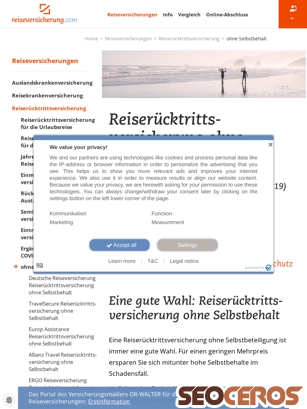 reiseversicherung.com/reiseversicherungen/reiseruecktrittsversicherung/reiseruecktrittsversicherung_ohne_selbstbehalt.html tablet anteprima