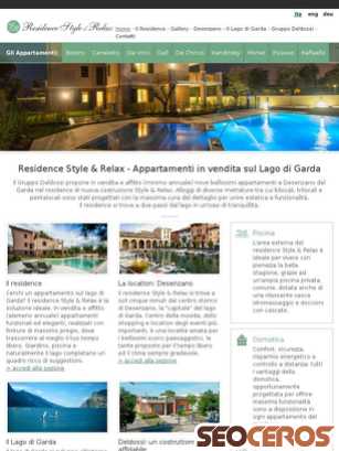 residence-desenzano.com tablet náhled obrázku