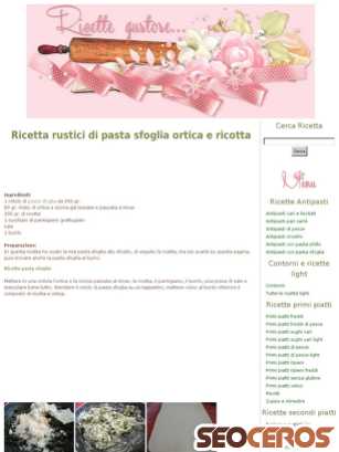 ricettegustose.it/Antipasti_di_sfoglia_html/Rustici_ortica_e_ricotta.html tablet náhled obrázku