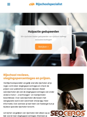 rijschoolspecialist.nl tablet náhled obrázku