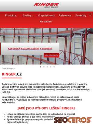 ringer.cz tablet vista previa