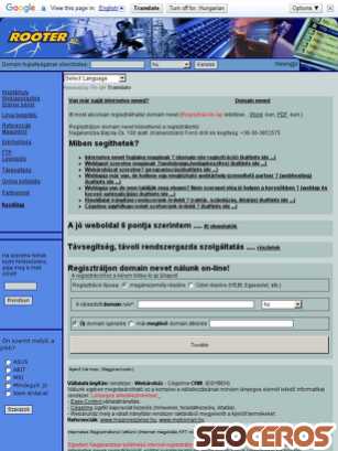 rooter.hu tablet előnézeti kép