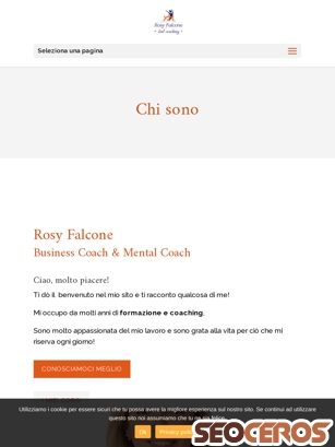 rosyfalcone.it/chi-sono-rosy-falcone tablet náhľad obrázku