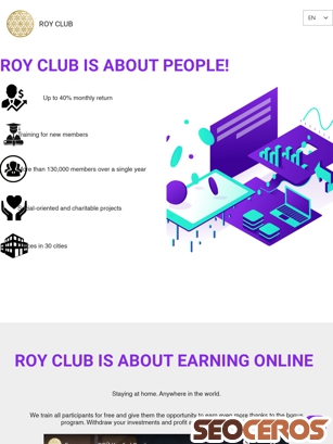 royclub.org tablet förhandsvisning