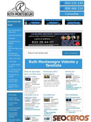 ruthmontenegro.com tablet vista previa