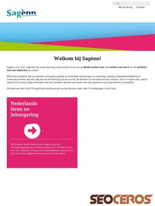 sagenn.nl tablet förhandsvisning