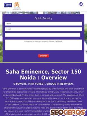 sahaeminence.co.in tablet preview