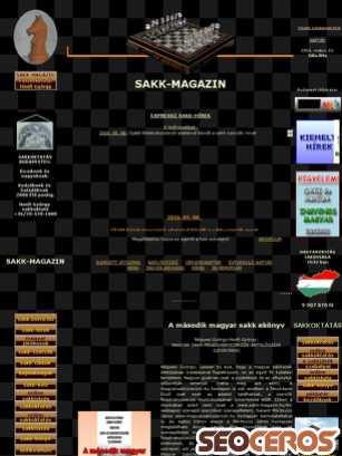 sakk-magazin.hu tablet Vista previa