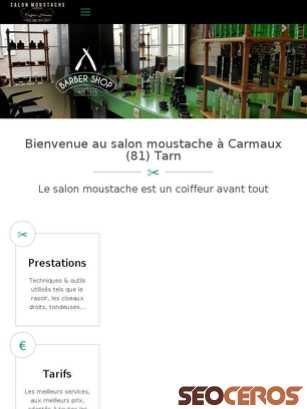 salon-moustache.fr tablet náhled obrázku