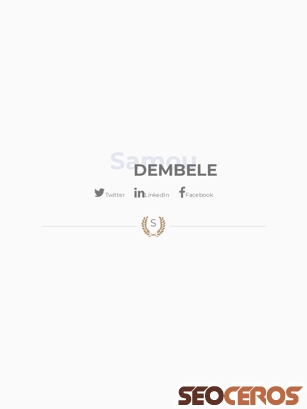 samoudembele.ml tablet preview