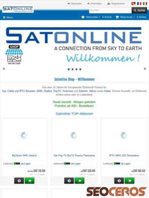 sat-online.ch tablet previzualizare