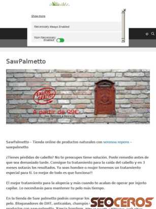 sawpalmetto.eu tablet förhandsvisning