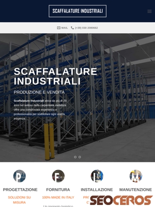 scaffalature-industriali.com tablet vista previa