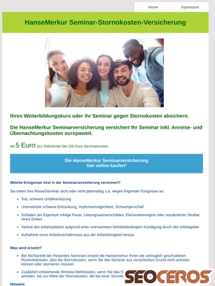 seminar-stornokosten-versicherung.de tablet náhľad obrázku