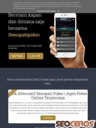 senopati-poker.xyz tablet preview