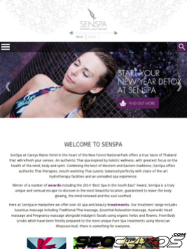 senspa.co.uk tablet náhled obrázku